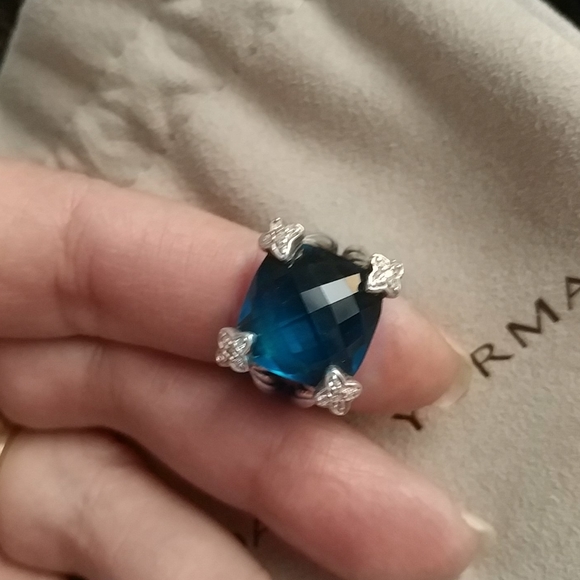 David Yurman 5.5 blue Topaz..SOLD - Picture 9 of 11